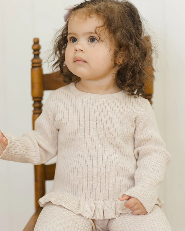 Ensemble tricot chiné | Quincy Mae