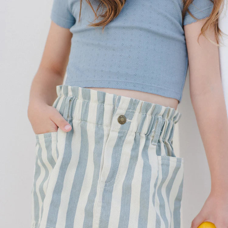 Ocean Pointelle Sweater | Rylee + Cru