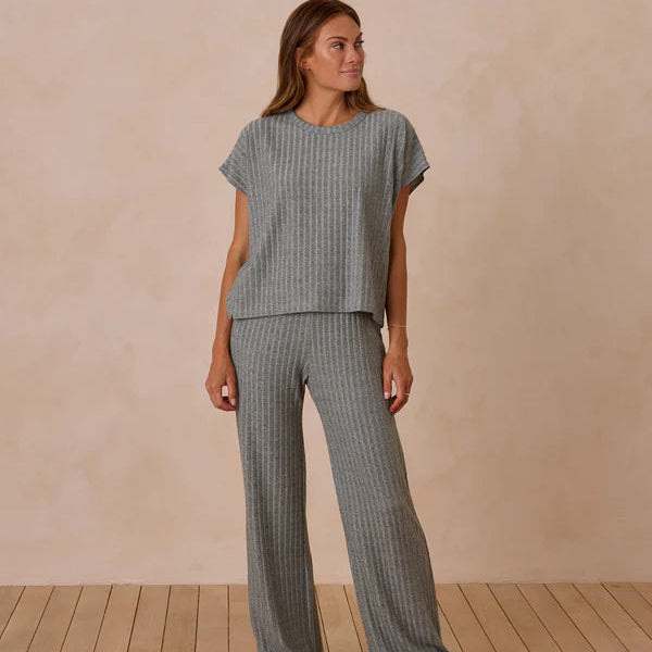 Cozy knit set Indigo | Rylee + Cru