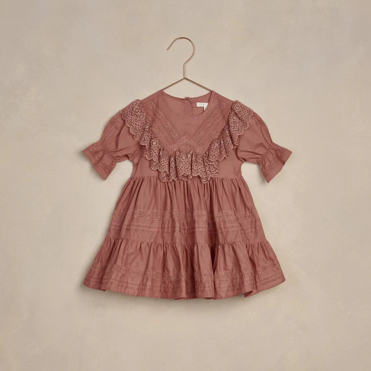 Robe Geneviève poppy Noralee