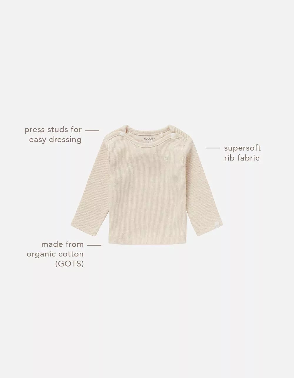 Natal Oatmeal Sweater | Noppies