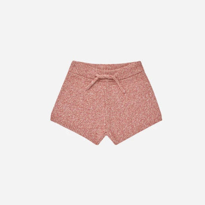 Knit Shorts + Tank Heathered Strawberry