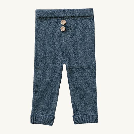 Legging de tricot Charcoal | Mebie Baby