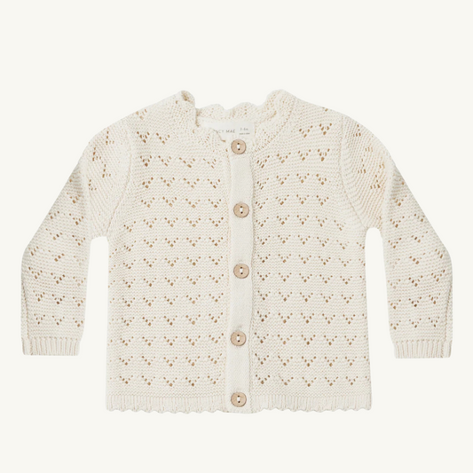 Cardigan crème | Quincy Mae
