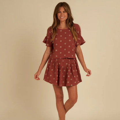 Jupe Sparrow broderie Daisy | Rylee + Cru