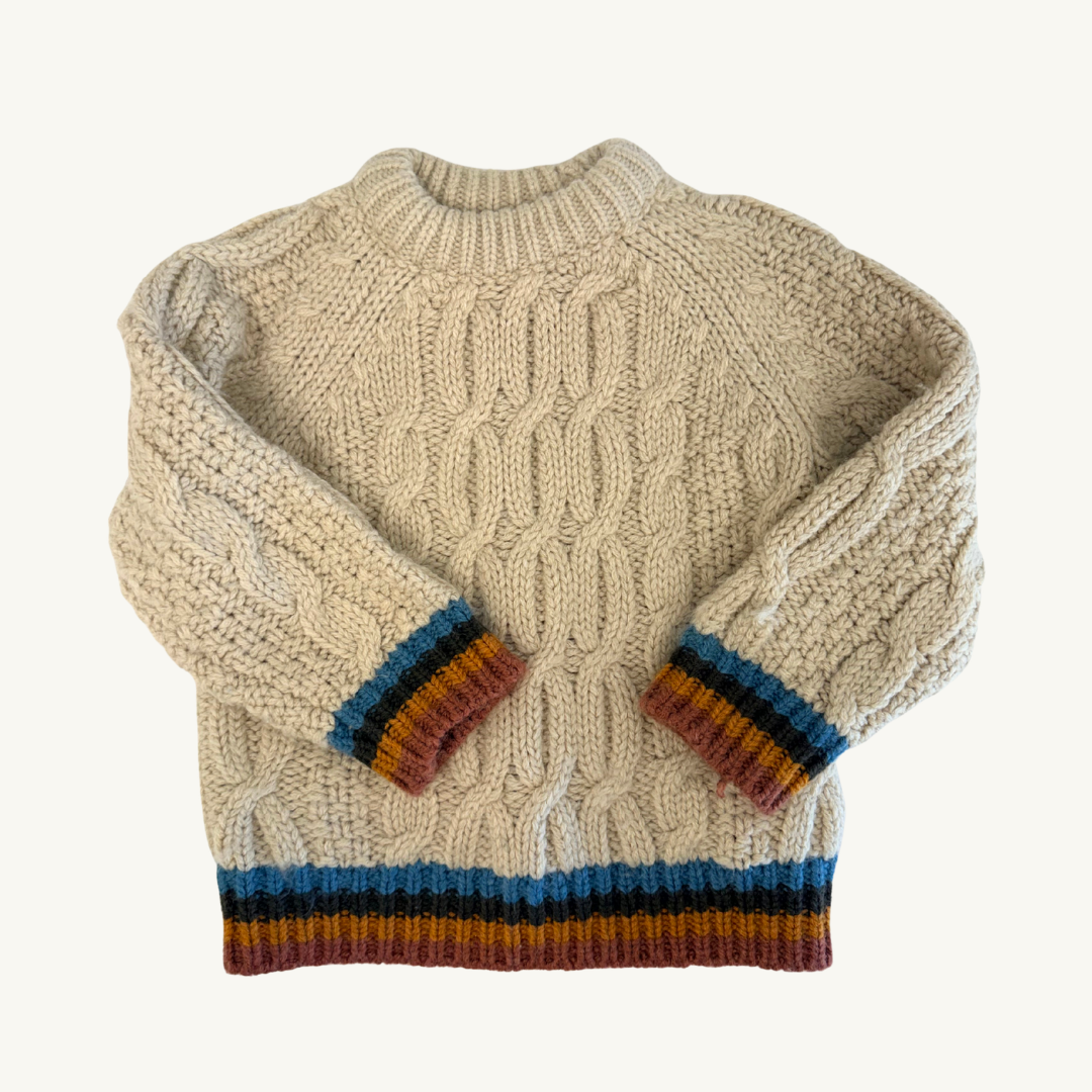 SH | Zara Beige knit 9-12M