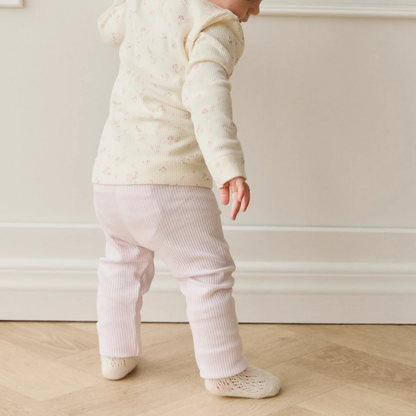 Fine Rib Caroline Egret 2 Pieces Set | Jamie Kay