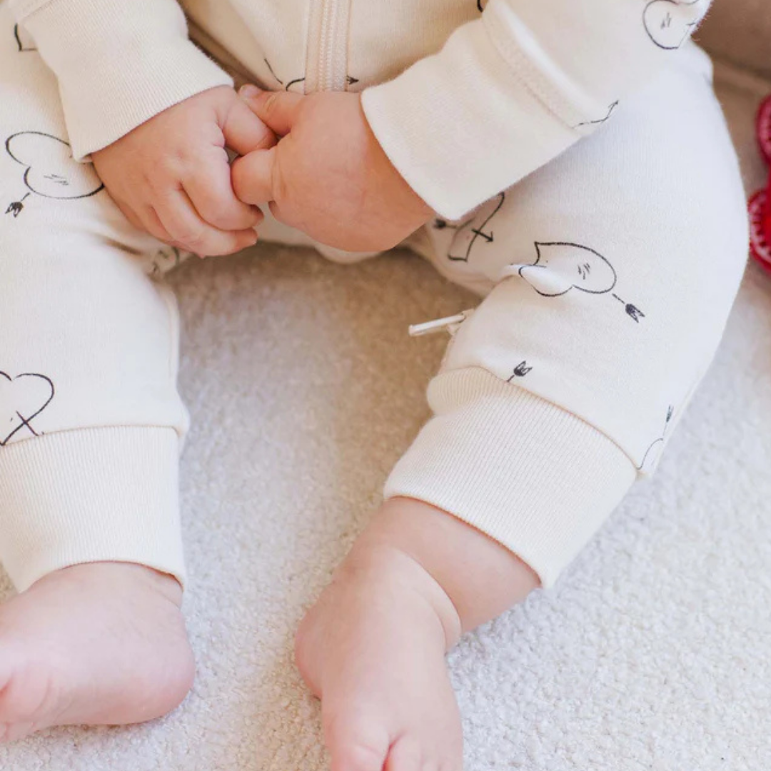 Pyjama crème cupid | Quincy Mae