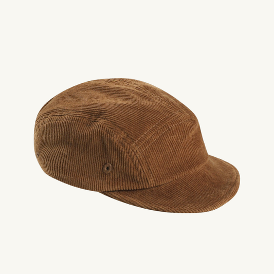 Casquette corduroy cinnamon 6-12M | Quincy Mae