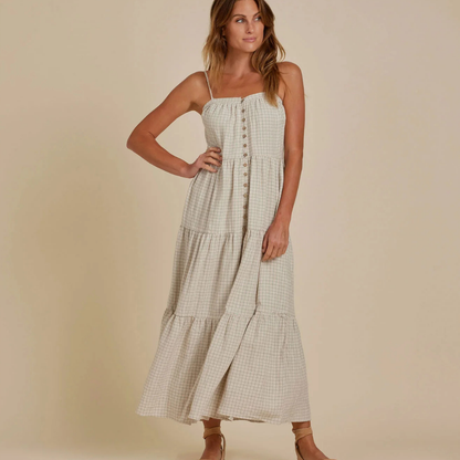 Robe maxi Laurel Plaid | Rylee + Cru