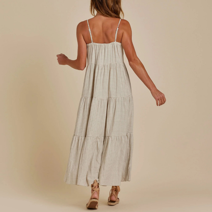 Robe maxi Laurel Plaid | Rylee + Cru