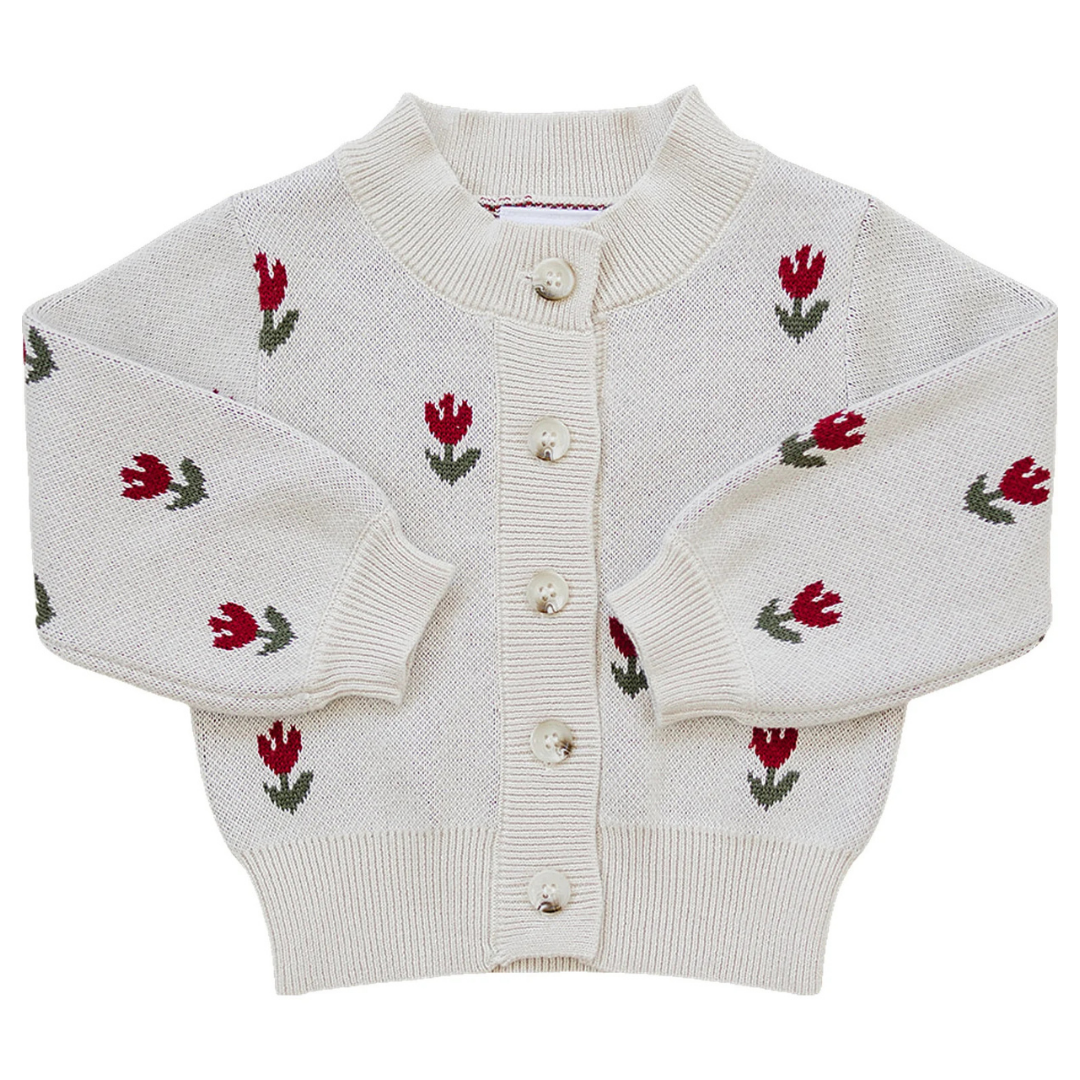 Tulip Button Down Cardigan | Mebie