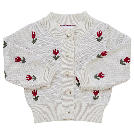 Tulip Button Down Cardigan | Mebie