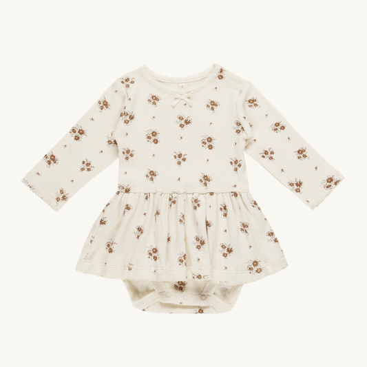 Robe cache-couche floral 18-24M | Quincy Mae