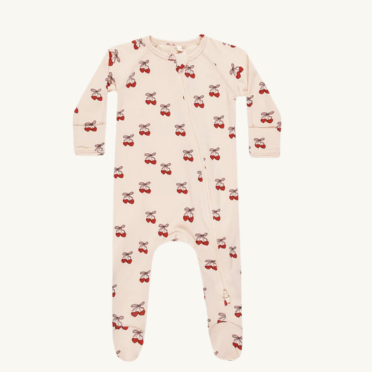 Pyjama bamboo Mon amour Zip | Quincy Mae