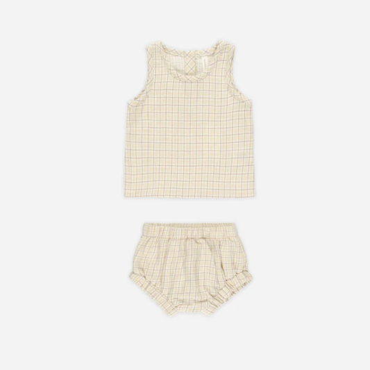 Woven Tank + Short Set | Quincy Mae