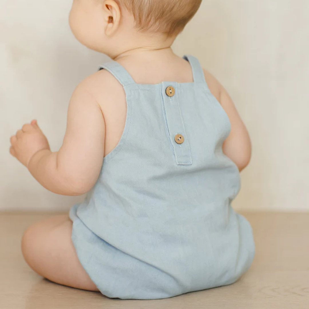 Romper Thomas Chambray | Quincy Mae