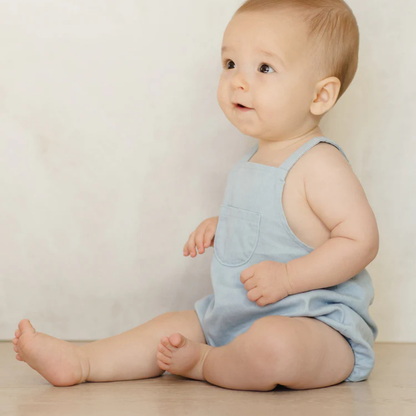 Romper Thomas Chambray | Quincy Mae