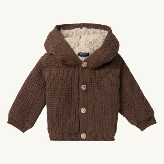 Cardigan tricot brun | Noppies