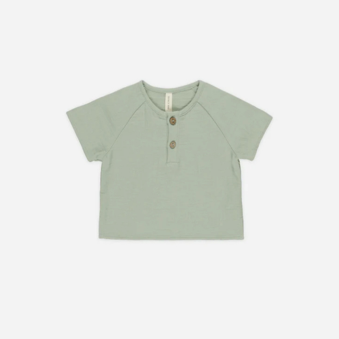Short Sleeve Zion Shirt Sage | Quincy Mae