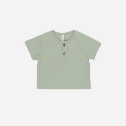 Short Sleeve Zion Shirt Sage | Quincy Mae
