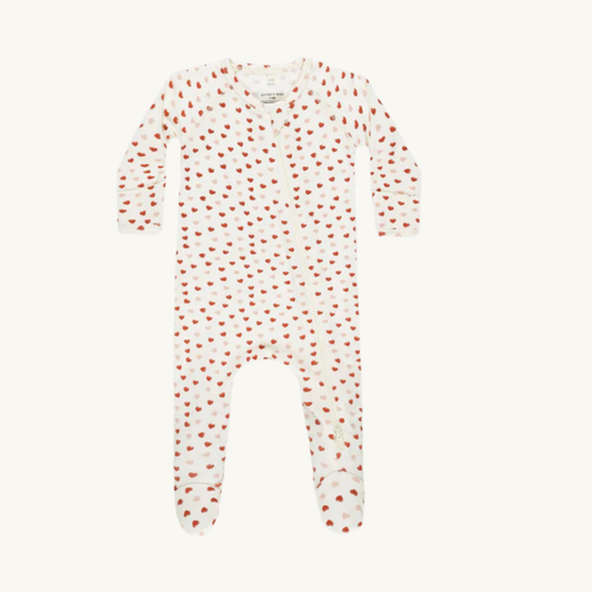 Pyjama bambou cœurs | Quincy Mae