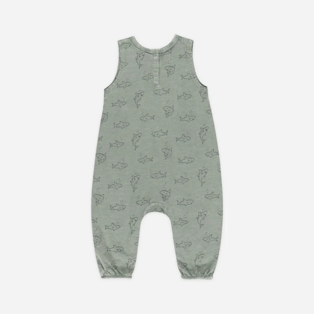 Mills Jumpsuit Sharks | Rylee + Cru