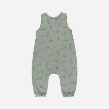 Mills Jumpsuit Sharks | Rylee + Cru