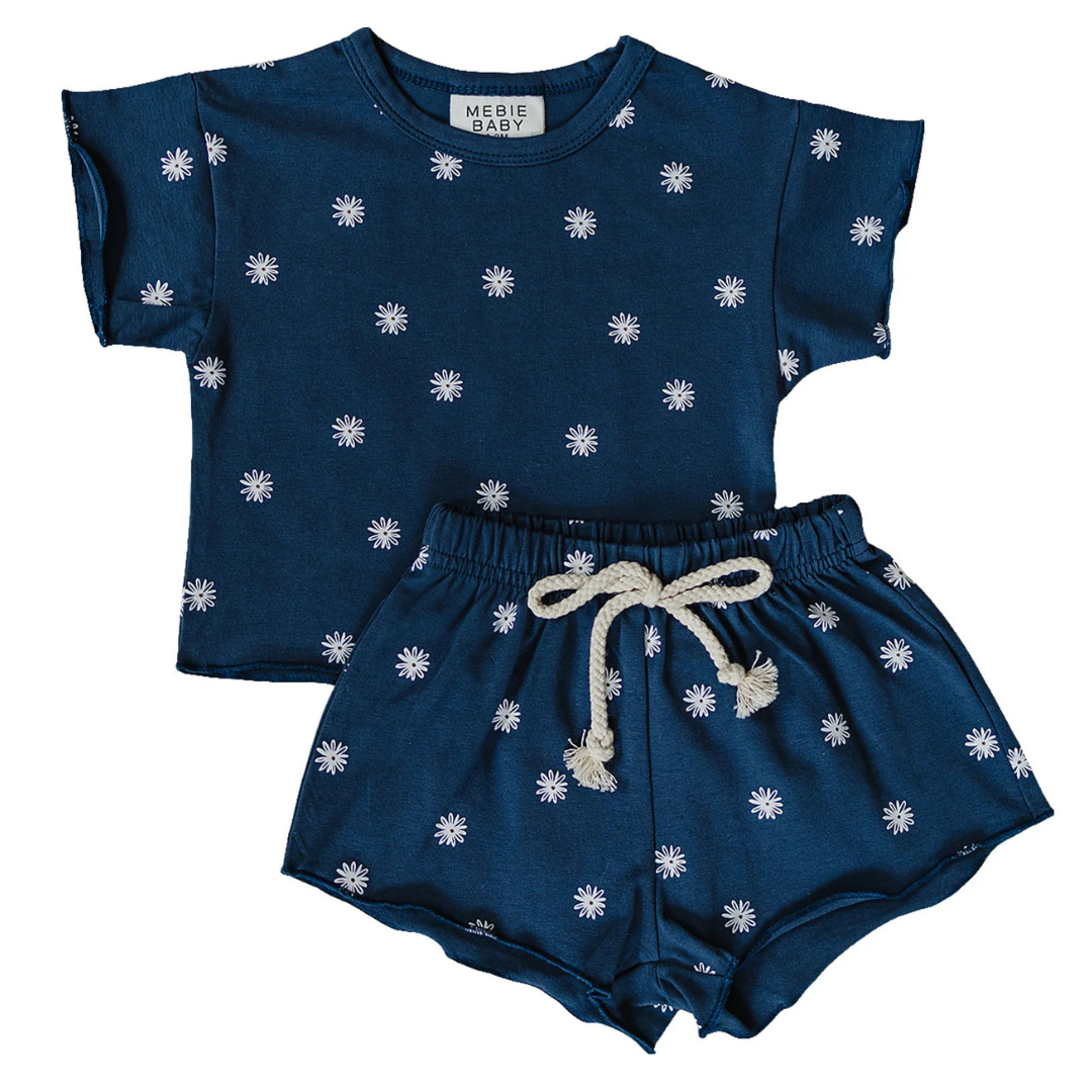 Daisy Shorts Set 6Y | Mebie