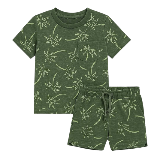 Summer Set Green Palms | Stitch & Stone