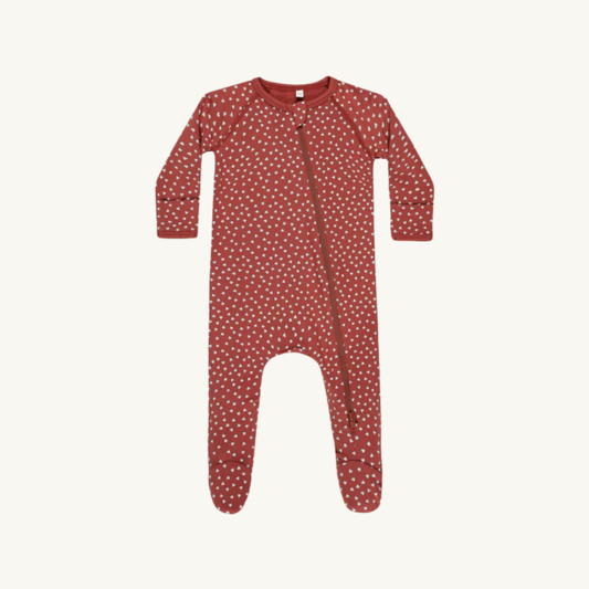 Pyjama bamboo petits cœurs | Quincy Mae