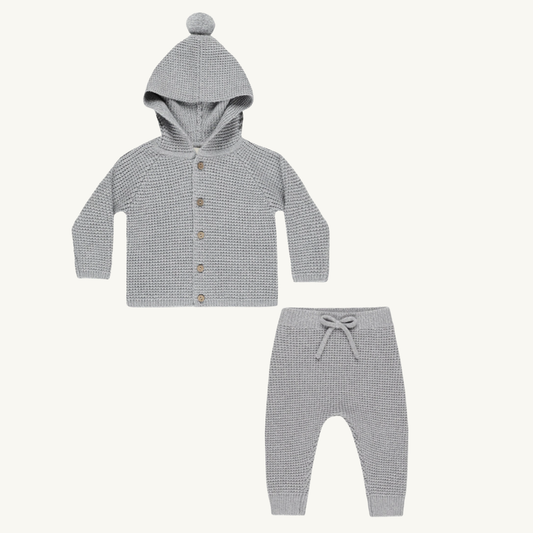 Ensemble tricot dusty blue | Rylee + Cru