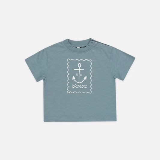 Relaxed Tee Anchor 6-12M | Rylee + Cru