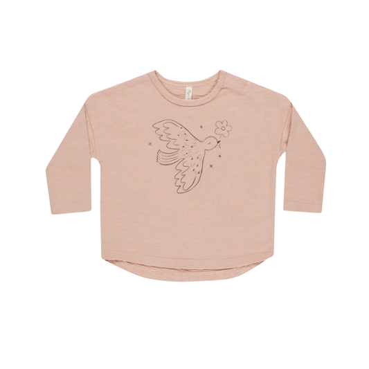 Chandail manches longues  dove 18-24M | Rylee + Cru