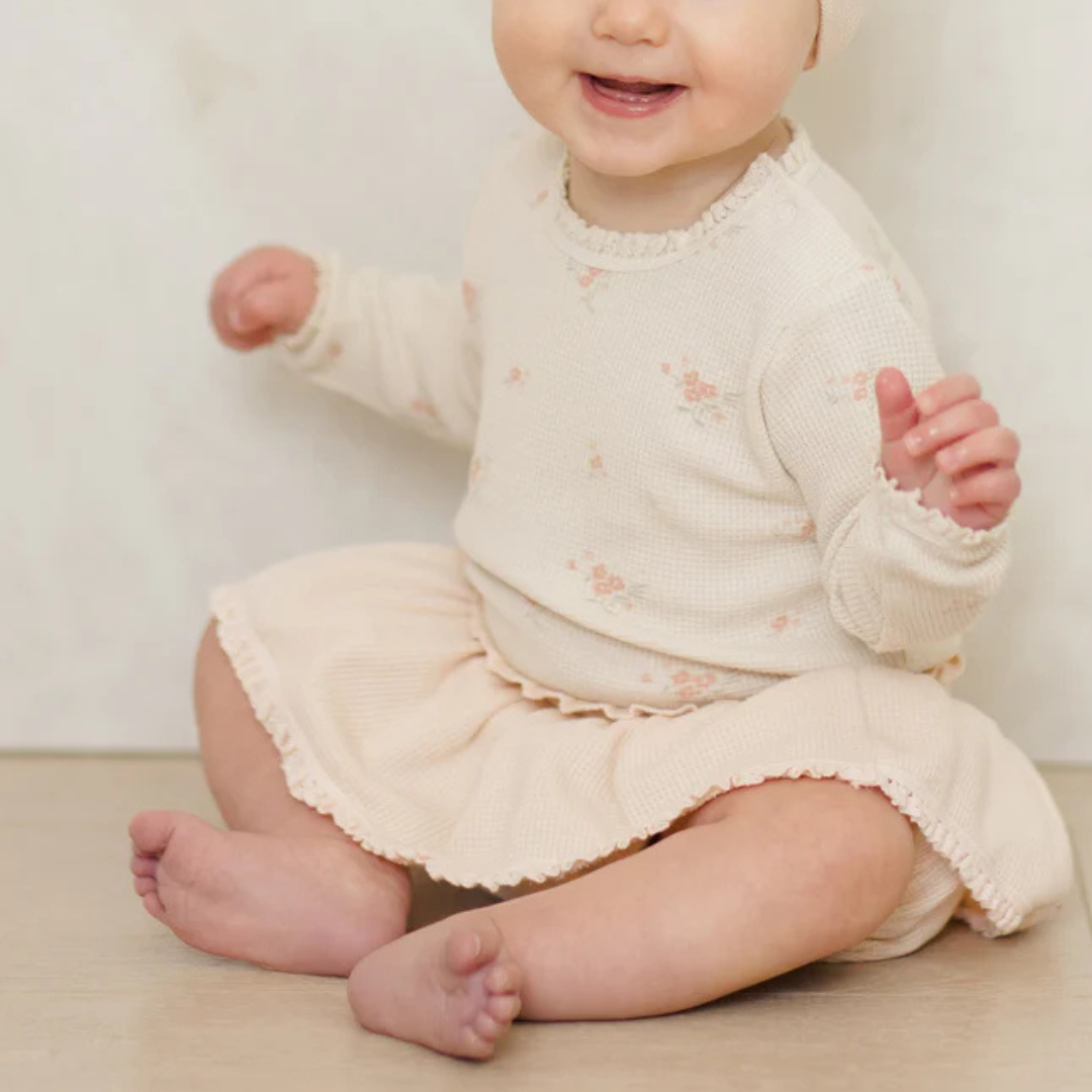 Antique pink bloomer skirt | Quincy Mae