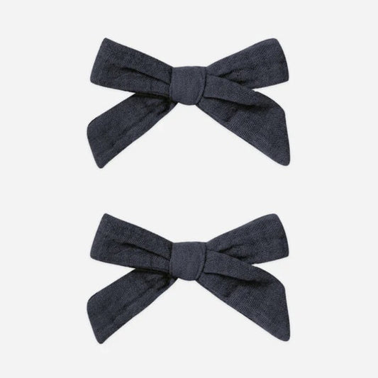 Bows Set of 2 Navy | Rylee + Cru