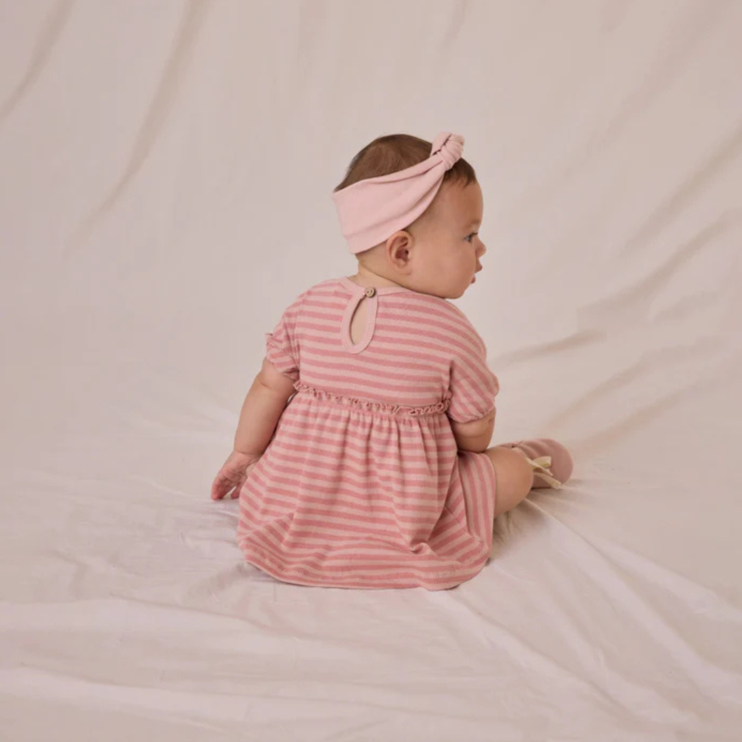 Annie pink striped dress | Quincy Mae