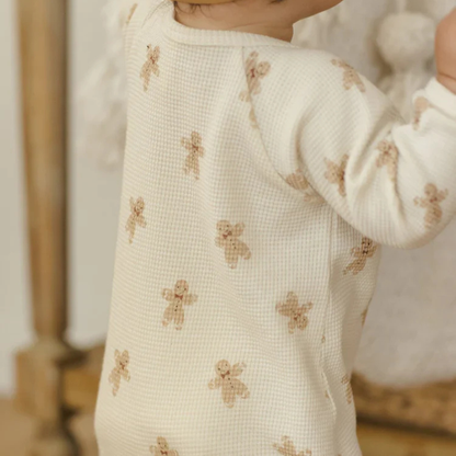 Jumpsuit gaufré pain d’épices | Quincy Mae