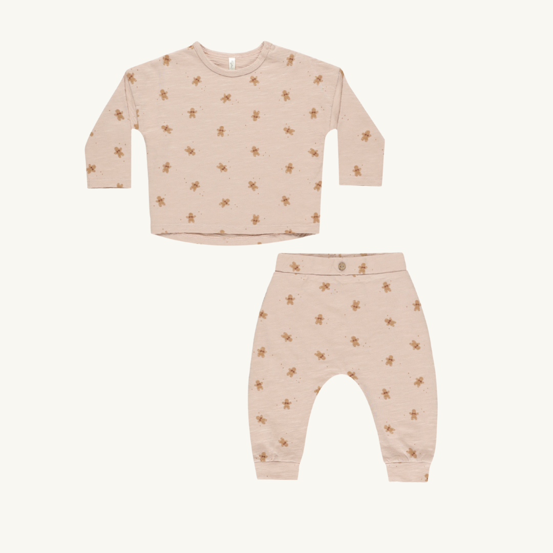 Ensemble gingerbread 12-18 mois | Rylee + Cru
