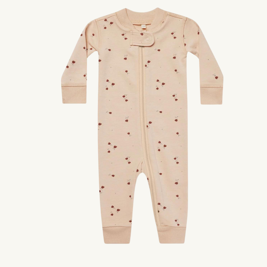 Zip tulip pajamas | Quincy Mae