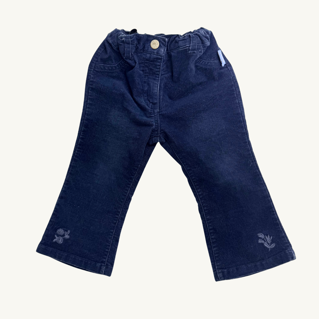 SH | Souris Mini navy corduroy pants 12-18M
