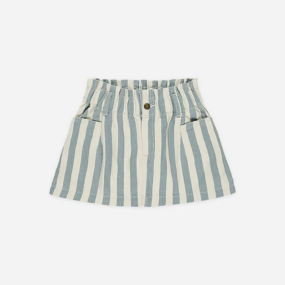 Denin Ocean Stripe Skirt | Rylee + Cru