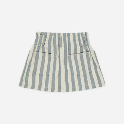 Denin Ocean Stripe Skirt | Rylee + Cru