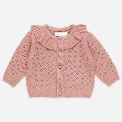 Cardigan tricot blush | Quincy Mae
