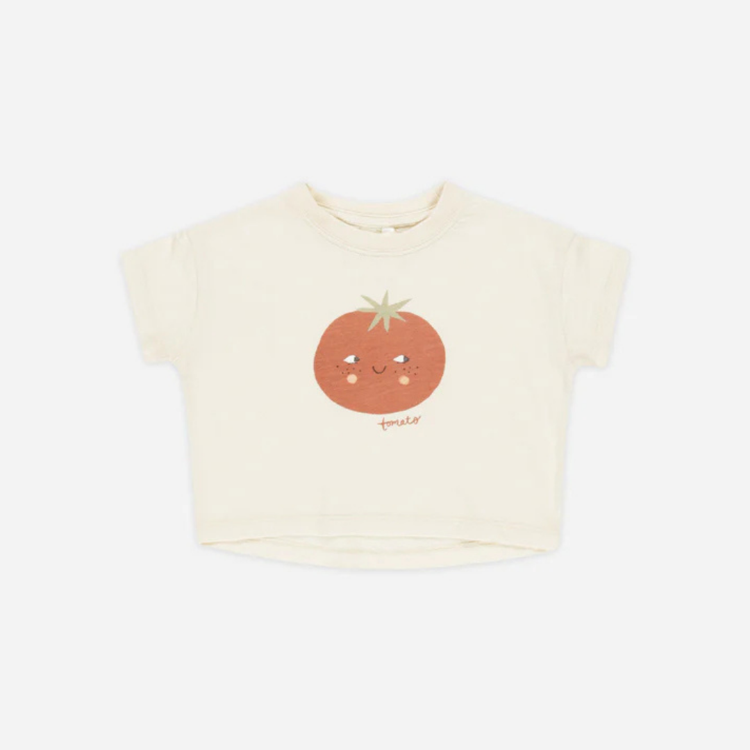 Boxy Tee Tomato | Rylee+ Raw