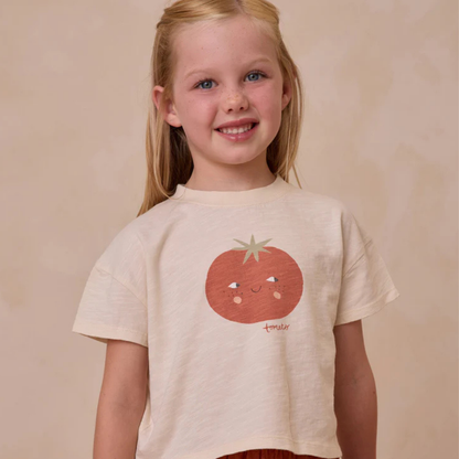 Boxy Tee Tomato | Rylee+ Raw