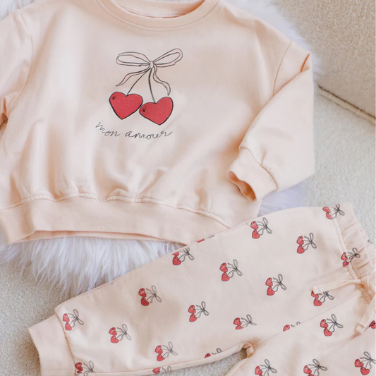 Ensemble sweat Mon amour | Quincy Mae