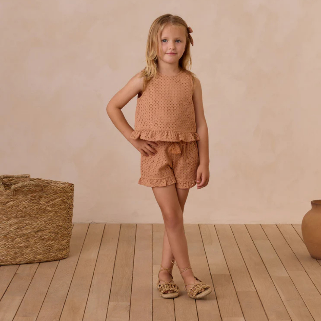 Ensemble Leonie Grapefruit 6-7Y | Rylee + Cru