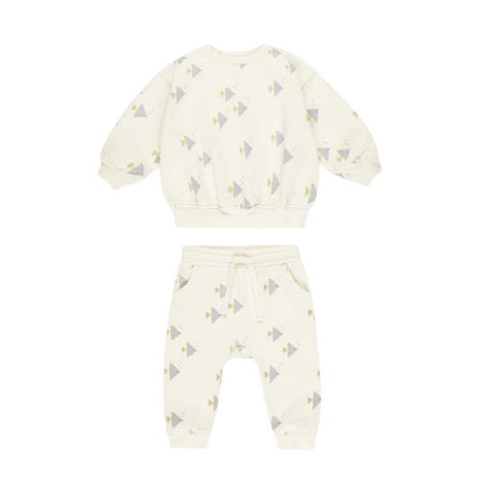 Ensemble sweat Poissons Ange | Rylee + Cru