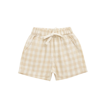 Louis gingham pale shorts | Jamie Kay